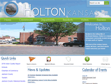 Tablet Screenshot of holtonkansas.org
